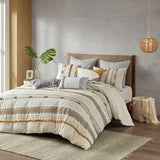King/Cal King 3 Piece Cotton Duvet Cover Set B035129129