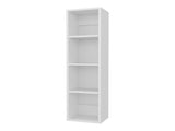 Cale Wall Cabinet, 4 Shelves, White B097P474255