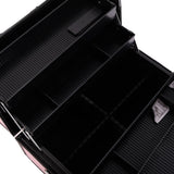 SM-2083 Aluminum Alloy Makeup Train Case Jewelry Box Organizer Pink 83925841