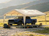 10 x 20 ft Carport Replacement Canopy Cover, Heavy-Duty Waterproof Garage Top Tarp with Ball Bungees 31092852
