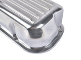 Set of 2 Tall Valve Covers BallMilled Polished Replacement for Ford SBF 260351W Engines 46617133