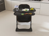 Adjustable Baby High Chair 0-6 Years Portable Infant Feeding Seat with Safety Belt, Silent 85779582