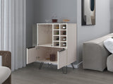 Bar Cabinet Gassville, Living Room, White Washed Oak B092P228576