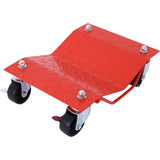 Car Dolly, Heavy Duty Wheel Dolly,4 Tire Wheel Dolly Car Stakes 6000lbs Capacity,RED W46591449