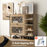 Entry shoe cabinet with adjustable shelf 19247801
