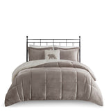 Full/Queen Plush to Sherpa Down Alternative Comforter Set B035100468