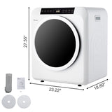 GDZ60-618E Upgraded LCD Screen Ultraviolet Sterilization Household Dryer 6kg Drum Dryer 2 Pieces Of 85257103