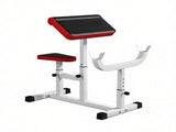 Heavy-Duty Red Vertical Leg Press Machine with Adjustable Leg, Back & Head Positions, 1" Standard 71365973