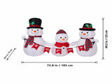 5 FT Christmas Inflatables Tree Outdoor Decorations Blow Up Tree Yard Decoration with Built-in 71694593
