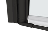 1 3/8" adjustment,universal pivot shower door, open outside, with 1/4" tempered glass finish 3272 W2122131049
