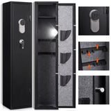 ZNTS 3-5 Gun Safes for Home Rifle and Pistols, Quick Access Safes for Shotguns, cabinets with Adjustable W39642625