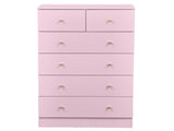 Macaron powder, particleboard with a textured melamine finish, 66*40*111cm, 42 drawer cabinet, 04628135