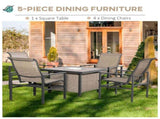 Pieces Patio Furniture Set 92654467