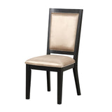 Espresso Set of 2pc Dining Chairs Contemporary Style Wooden Comfort Dining Room Kitchen B011P311023