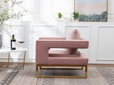Lenola Contemporary Upholstered Accent Arm Chair, Pink T2574P164512