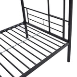 ZNTS METAL BUNK BED BLACK W311120498