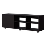 Wengue TV Stand with a Door and Open Storage B062P290262