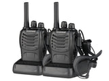 BF-88A 5W FRS Frequency Handheld Walkie Talkie Black 60209537