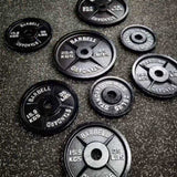 ZNTS 1 PCS 45 Lbs 2 inch Barbell Olympic Cast Iron Weight Plates Workout Fitness Gym 61749283