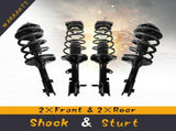 4x Quick Complete Shock Strut Spring Coil for 2000-2006 Hyundai Elantra 2.0L 87527402