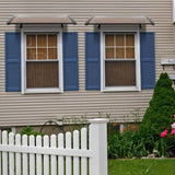 100 x 100 Household Application Door & Window Rain Cover Eaves Canopy Brown & 99785343