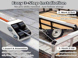 Tailgate Utility Trailer Gate Liftgate Ramp Lift 2 Sided Lift Assist System Fit for Open Utility W3837P545855