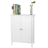 ZNTS FCH Double Doors Bathroom Cabinet White 37641969