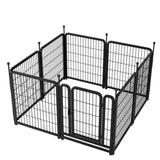 ZNTS Dog Playpen 8 Panels 32" Height Heavy Duty Dog Fence Puppy Pen for Large Medium Small Dogs Indoor 88549698