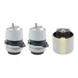 Pair Engine Motor Mounts W/ Trans Mount Replacement for Audi Q7 Volkswagen Touareg 3.6L SUV 50498205