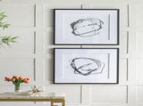 Set of 2 Modern Abstract Wall Art, Square Framed Wall Art, 31.5" x 31.5" W2078130287