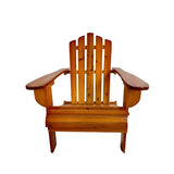 Outdoor or indoor Wood Adirondack chair, foldable, OAK W495P286083
