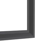60"x40" Oversized Modern Rectangle Bathroom Mirror with Black Frame Decorative Large Wall Mirrors W708P297675