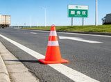 12 Pack 28" Safety Cones, PVC Orange Traffic Cones with 2 Reflective Collars, Weighted Base & 33253892