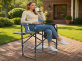 31" Tall Directors with Footrest, 4Portable Bar Height Folding Camping 12985219