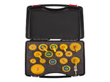 16-Pack Brake Fluid Bleeder Master Cylinder Adapter Set Brake Bleeding Adapter 22729463