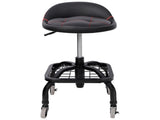 Rolling Padded Shop Seat with Wheels, Adjustable Height Mechanic Stool for Garage, Workshop, Home W465P327703