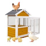 ZNTS Large outdoor chicken coop Wooden chicken coop, duck coop with nest box, bird cage, rabbit cage 10273256