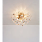 Gold Flush Mount Ceiling Light W2738P314593