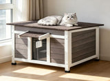Wooden Cat House 28679366