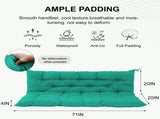 Outdoor Swing Cushions 70 Inch, Waterproof 4" Thick Porch Swing Cushion Replacement with Backrest 13247328