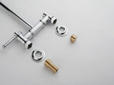 Wall mounted Filler Faucet, Modern Brass Filler Two-Attachment Wall Mount Folding Kitchen 66221013