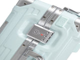 20 Inch Carry On Luggage, Aluminum Frame ABS Hard Shell Suitcase with USB Charging Port, Foldable W2787P536983