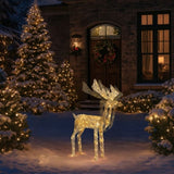 3.6FT Motorized Reindeer with Shaking Head, Outdoor Christmas Decorations with Motor & 120 Warm 28288502