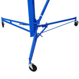 ZNTS Drywall Panel hoist Drywall Lift Rolling Panel Hoist Jack Lifter 16ft blue color 69246094