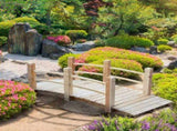 5 ft Wooden Garden Bridge Arc Footbridge 23534540