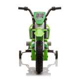 ZNTS 12V Kids Ride on Toy Motorcycle, Electric Motor Toy Bike with Training Wheels for Kids 3-6, Green W2181137974