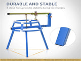 Tire Changer Stand Fit for 16-24in Tyres Motorcycle Tyre Changing Stand with Adjustable Bead Breaker 23781518