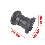 Heavy Equipment Part Mini Excavator Track Bottom Roller Fits for YANMAR VIO55 Steel Black 03151627