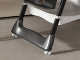 Adjustable Baby High Chair 0-6 Years Portable Infant Feeding Seat with Safety Belt, Silent W2699P299043