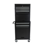 ZNTS Tool Cabinet on Wheels, 6-Drawer Lockable Rolling Tool Chest w/ 4 Universal Wheels, 2 in 1 W110282271